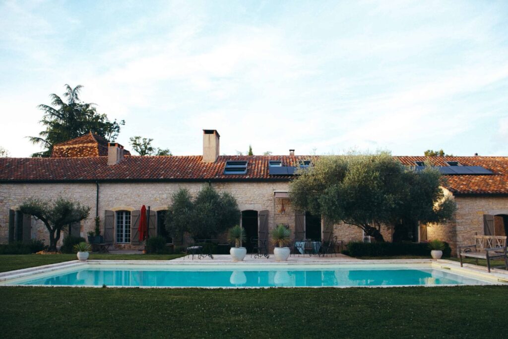 Piscine du Domaine de Labarthe dans le Lot